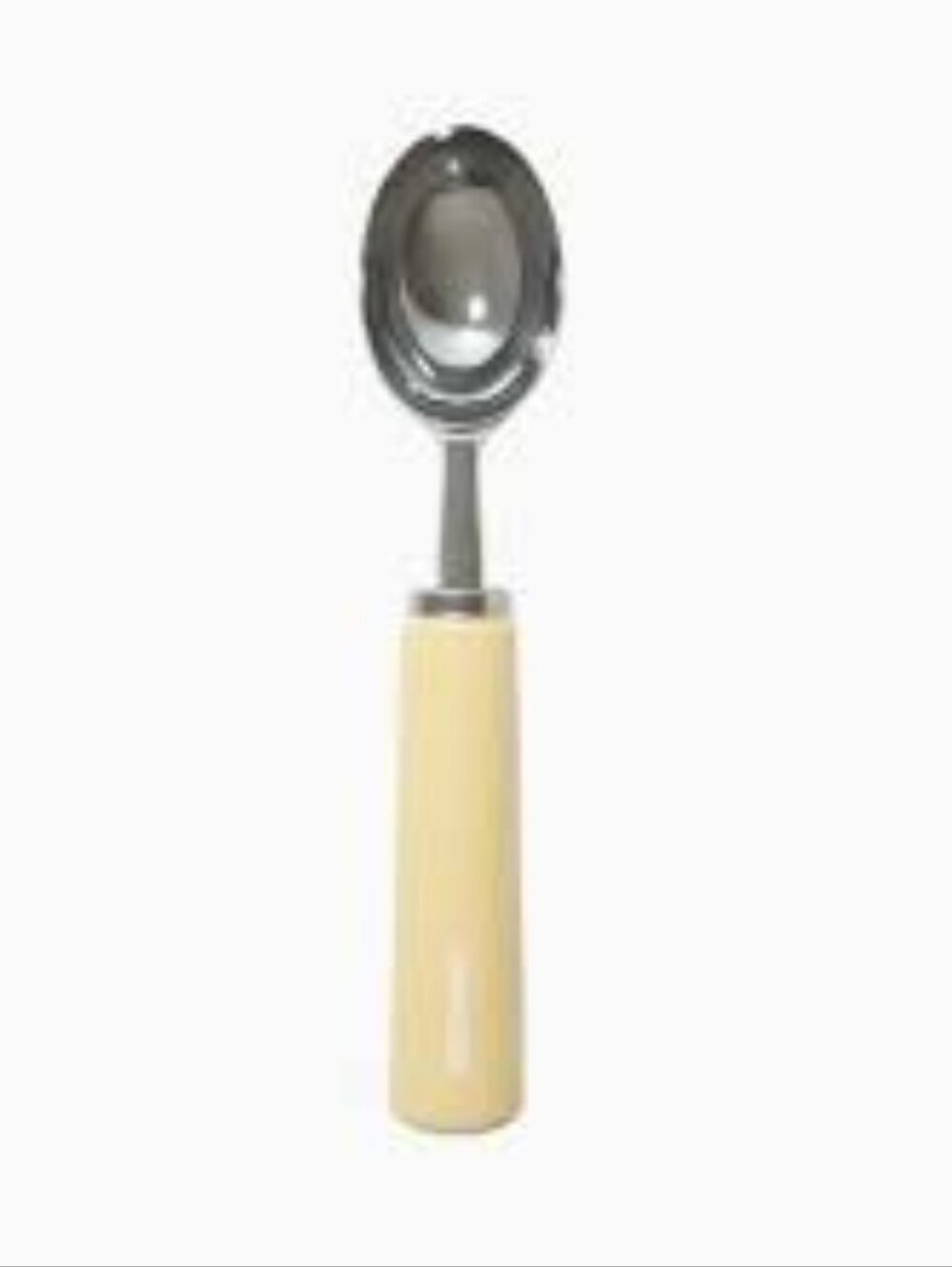 Greg Natale Pale Yellow Ice Cream Scoop Zinc Alloy And Ceramic
